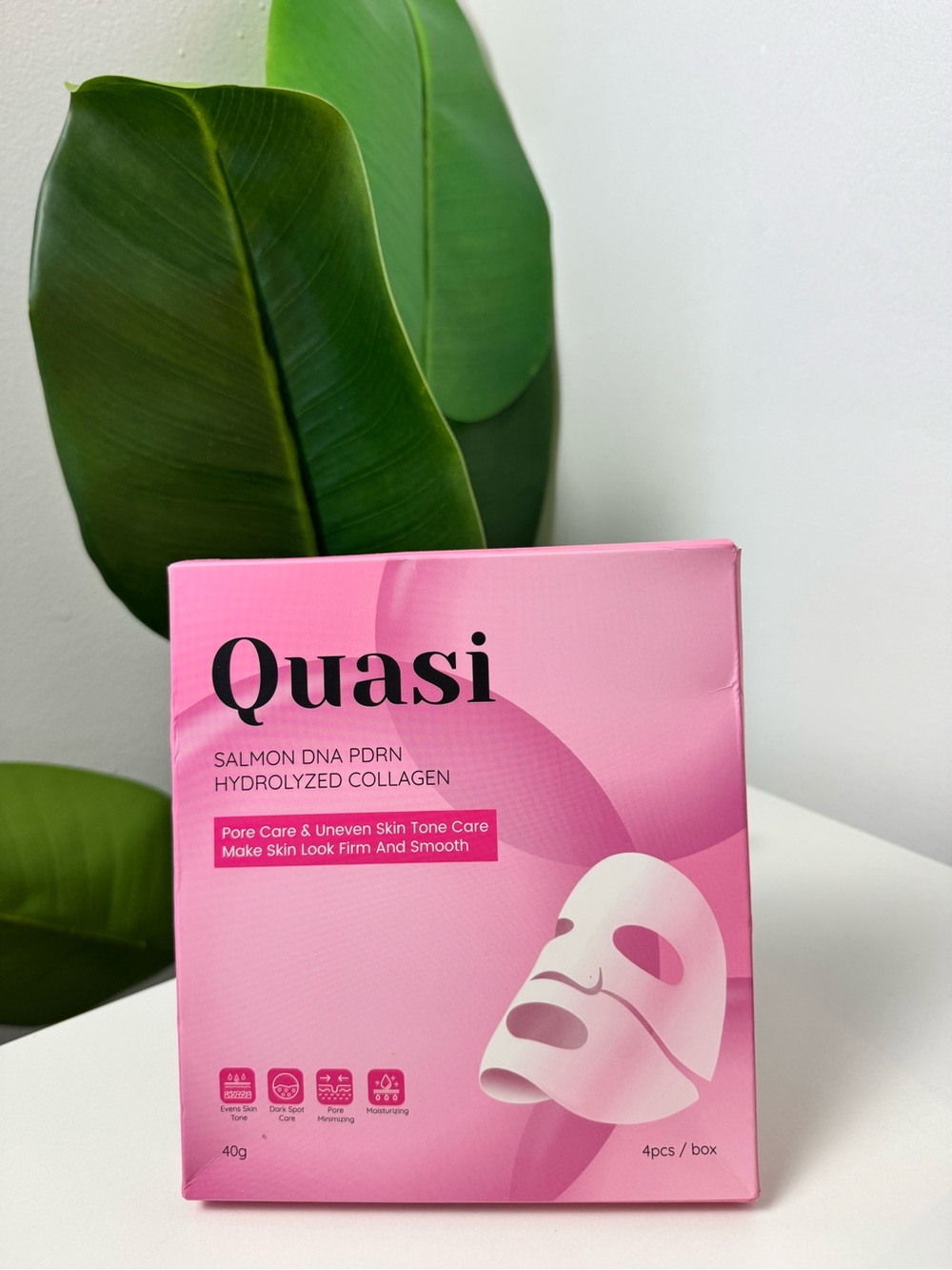 Quasi Salmon DNA Hydrolyzed Collagen Face Mask - Pink
